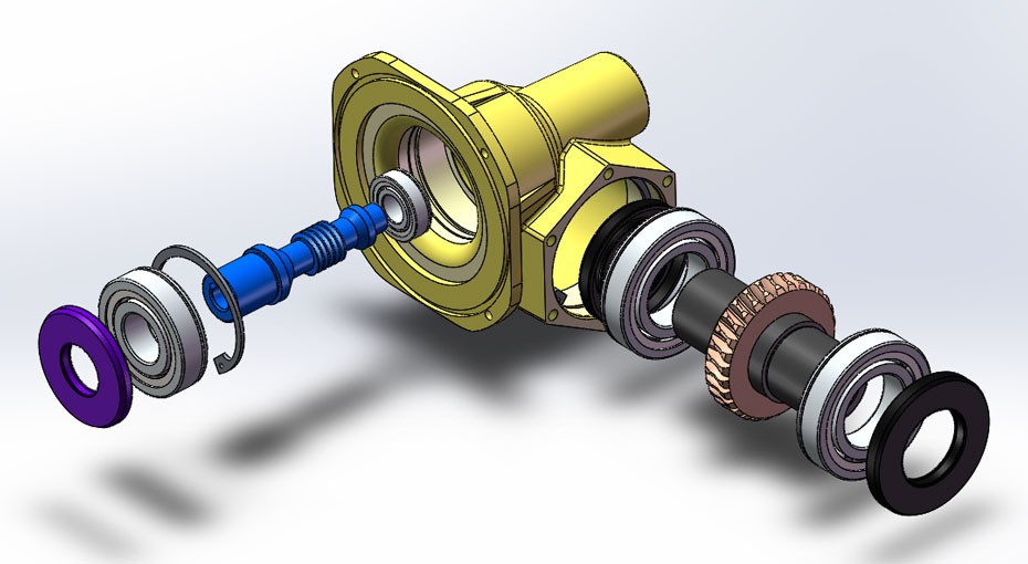 防水蝸輪蝸桿減速機